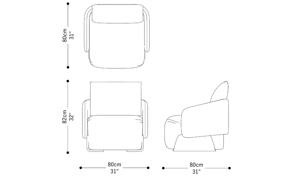 Imagem das dimensões principais do produto